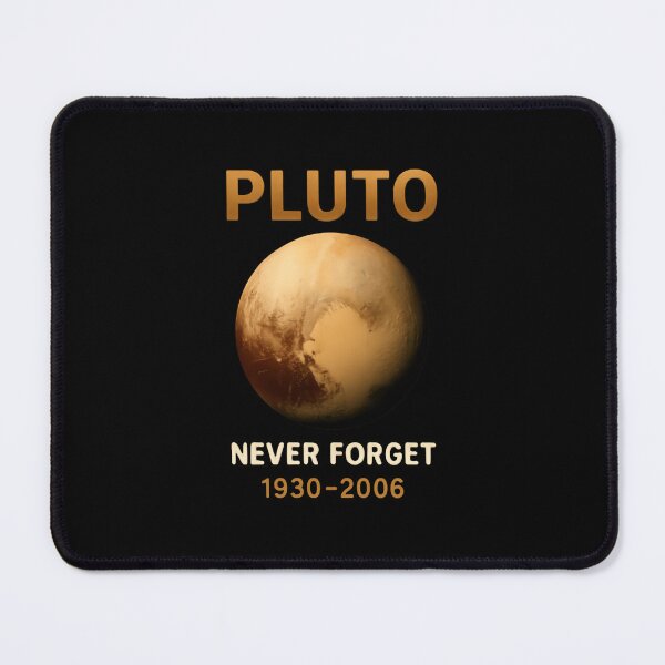 Item preview, Pluto Never Forget Space Heritage Salute designed and sold by SkeletonsDanger.