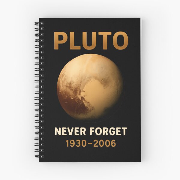 Item preview, Pluto Never Forget Space Heritage Salute designed and sold by SkeletonsDanger.