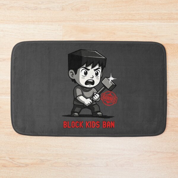 Item preview, BLOCK KIDS BAN designed and sold by SignumShop.
