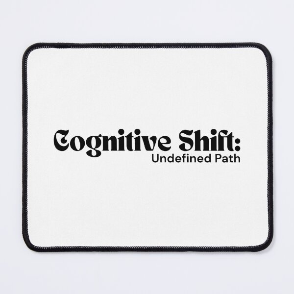 Item preview, Cognitive Shift: Undefined Path – Minimalist Text Design | Dark Humor Quote | RETL Style designed and sold by RETL.