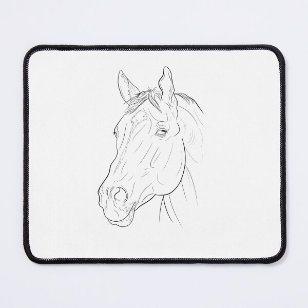 Item preview, Secretariat line art designed and sold by theartsyeq_art.
