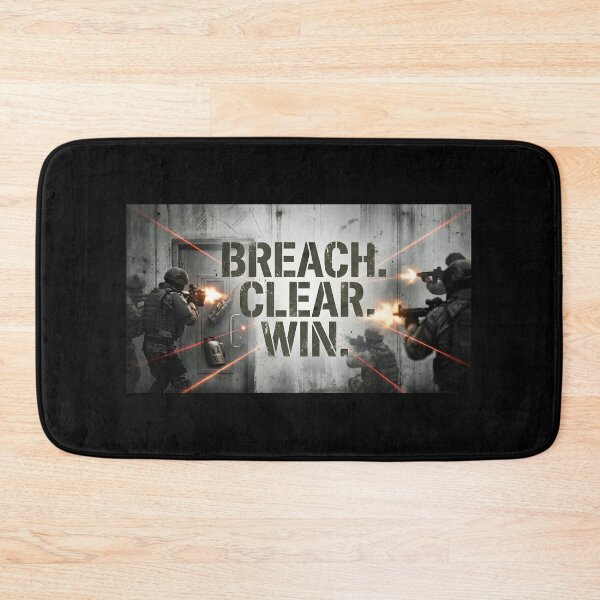 Item preview, Breach Clear Win - Tactical FPS Gamer & Airsoft Squad designed and sold by VoidBloom Studio.