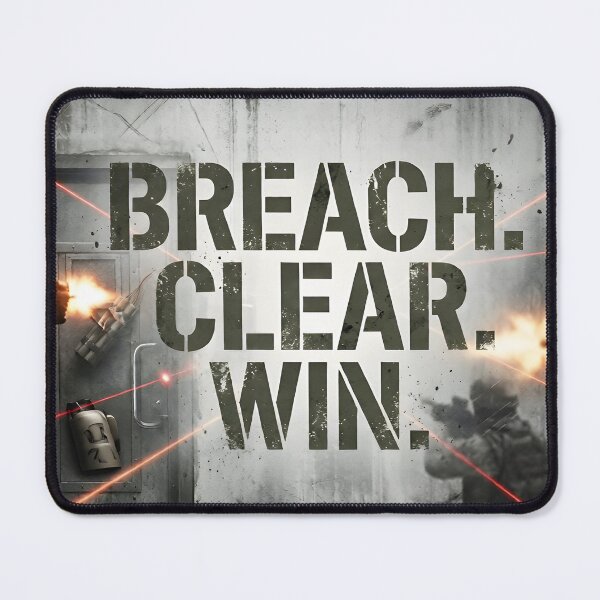 Item preview, Breach Clear Win - Tactical FPS Gamer & Airsoft Squad designed and sold by VoidBloom Studio.