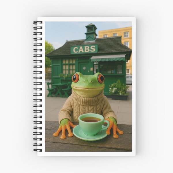 Item preview, Frog Cabby Takes a Tea Break in London designed and sold by Tridentulus.