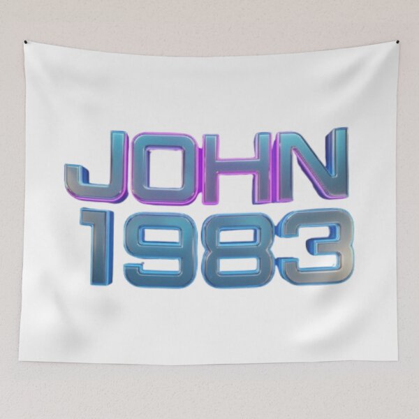 Item preview, John 1983 Vintage Retro Birthday Gift T-Shirt designed and sold by AlexLineArt.