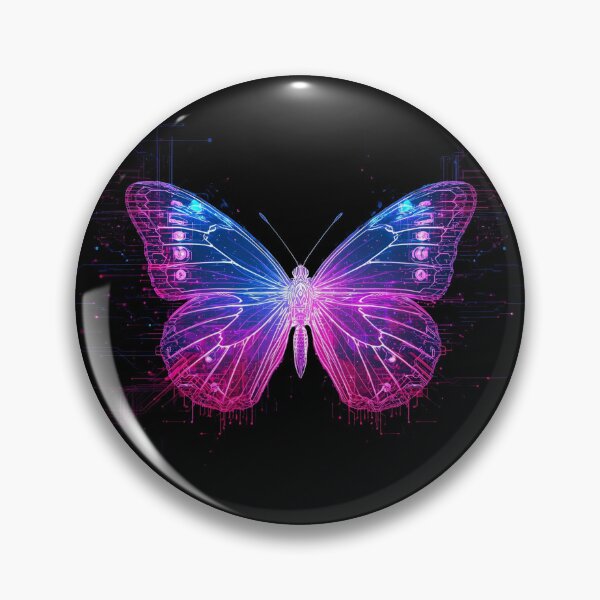 Item preview, Virtual butterfly glitching mid-flight 1 designed and sold by Neon G.