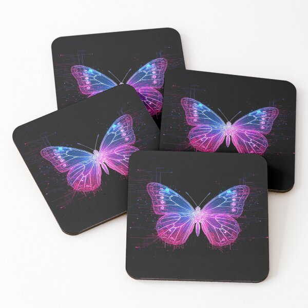 Item preview, Virtual butterfly glitching mid-flight 1 designed and sold by Neon G.