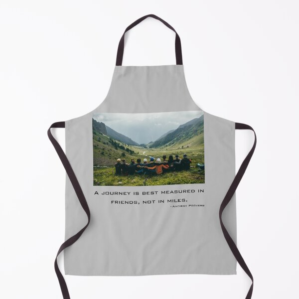 Item preview, A journey is best measured in friends, not in miles. Hiking Mountain Quote designed and sold by TeeArtWorld.
