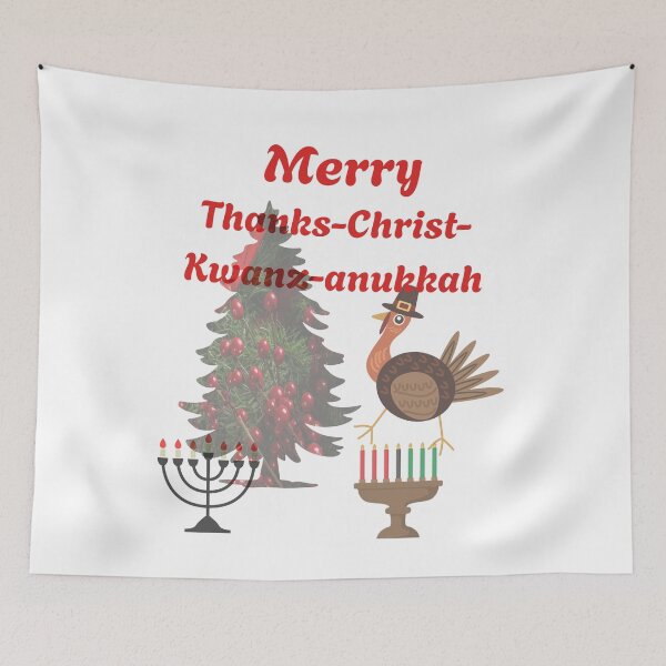 Item preview, ThanksChristKwanzanukkah designed and sold by 5PointsDigital.