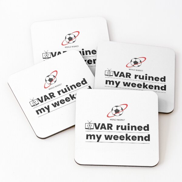 Item preview, VAR Ruined My Weekend Funny Football Humor designed and sold by WorldMarketpro.