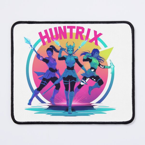 Item preview, Fantasy Neon Warrior Trio – Epic Huntrix Valkyrie Team RPG Merch for Gamers & Anime Fans designed and sold by wellie-chic.