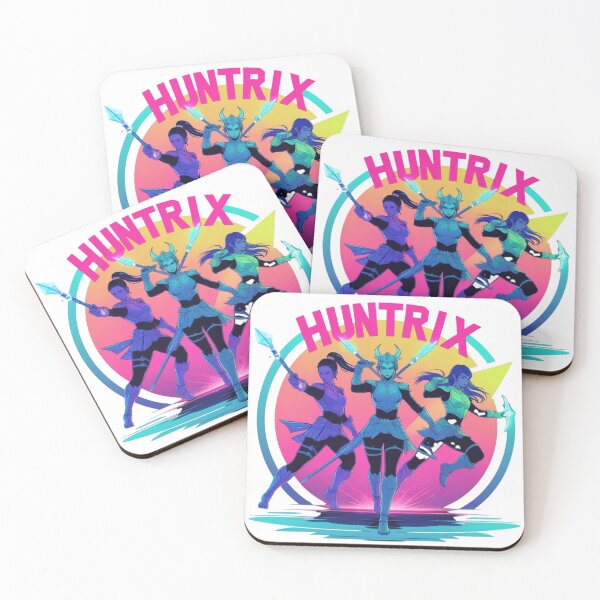 Item preview, Fantasy Neon Warrior Trio – Epic Huntrix Valkyrie Team RPG Merch for Gamers & Anime Fans designed and sold by wellie-chic.