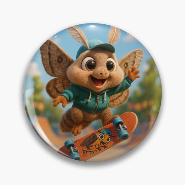 Item preview, Skater Giant Wood Moth designed and sold by Sillytoe.