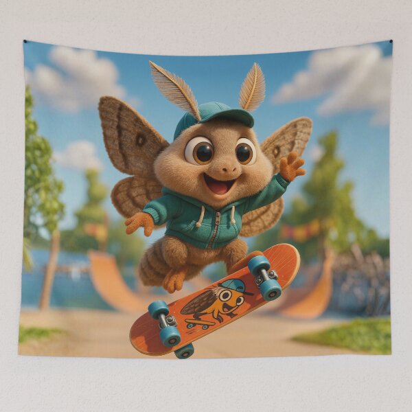 Item preview, Skater Giant Wood Moth designed and sold by Sillytoe.