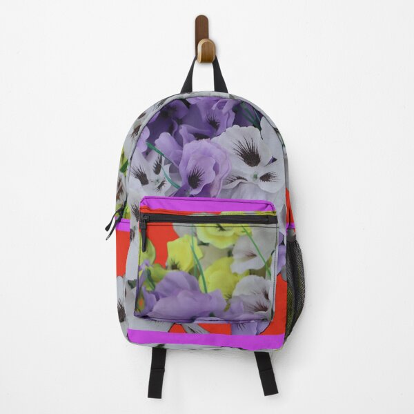 Item preview, Colorful flowers on Orange background designed and sold by kenkortner.