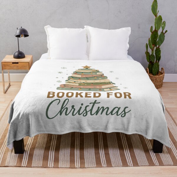 Item preview, Booked for Christmas – Cute Book Lover Christmas Tree | Cozy Reading Holiday Gift designed and sold by PrintedWithSoul.