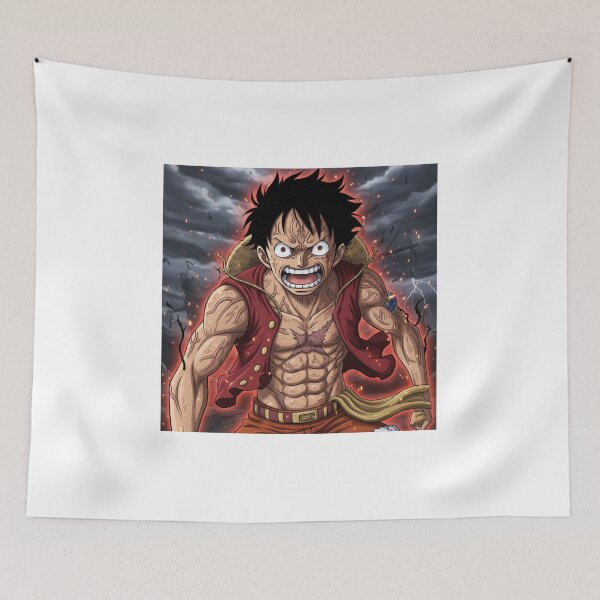 Item preview, Fiery Pirate Warrior luffy designed and sold by Krfto.