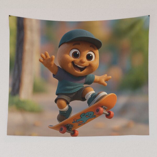 Item preview, Skater Gingerbread Boy designed and sold by Sillytoe.