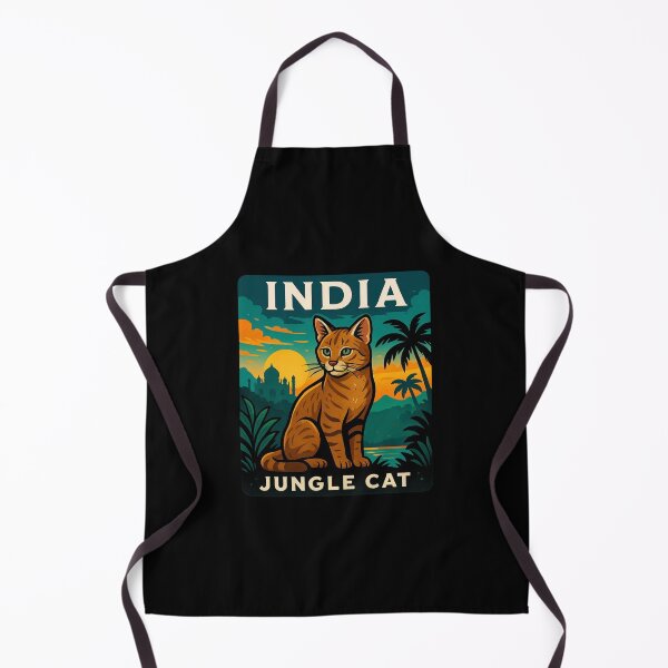 Item preview, India - Jungle Cat Wildlife Travel Sticker designed and sold by Myra365Art.