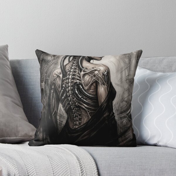 Item preview,  Scifi Biomechanical portrait of a beautiful woman pinup art designed and sold by Vintage Designs +.