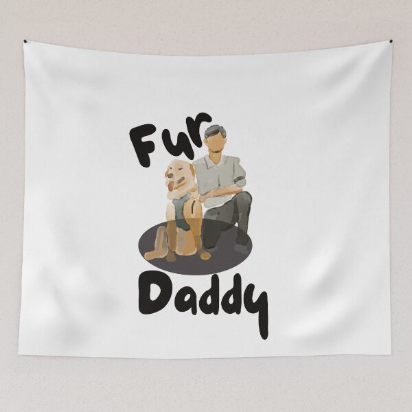 Item preview, Fur Daddy – Funny Pet Parent Design designed and sold by CielaNoir.