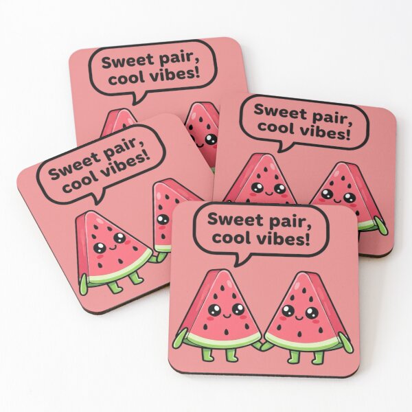 Item preview, Cool Vibes-Sweet Pair Watermelon Slice  designed and sold by Whisky1111.