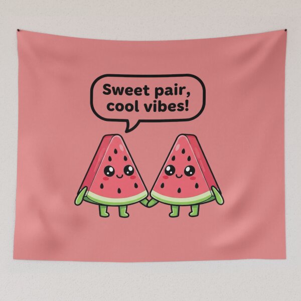 Item preview, Cool Vibes-Sweet Pair Watermelon Slice  designed and sold by Whisky1111.