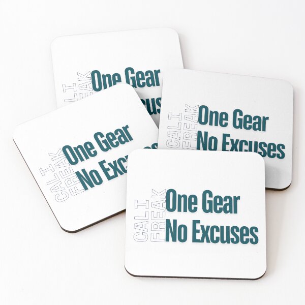 Item preview, Cali Freak One Gear No Excuses designed and sold by AchromaticM.