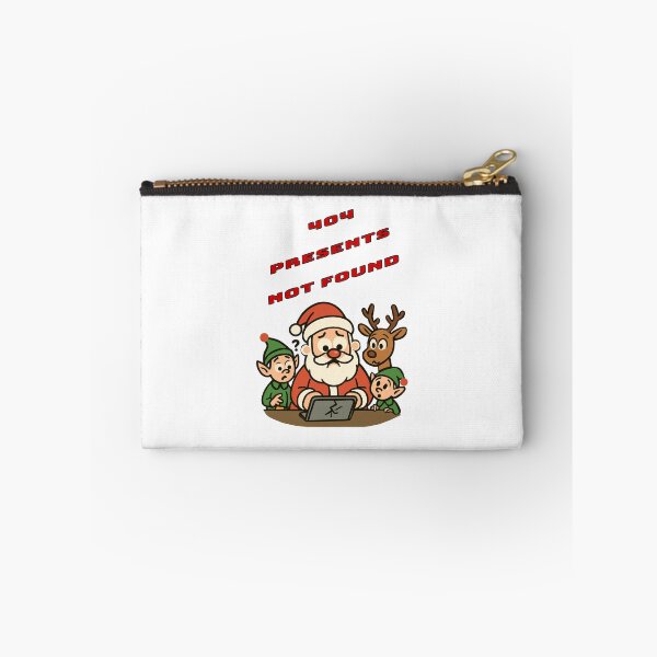 Item preview, “404 Presents Not Found” - Upset Santa, a funny print for a mug for gift lovers  T-shirt with festive print  designed and sold by Felia001.