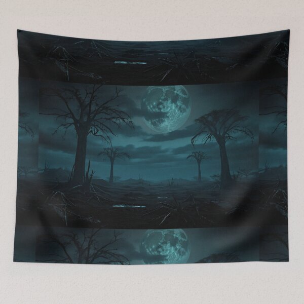 Item preview, Moonlit Alien Swamp designed and sold by SassyArtistry.