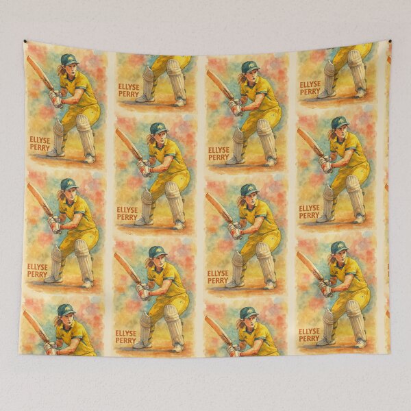 Item preview, Ellyse Perry Australian Cricket Legend designed and sold by Sarcastic designs.