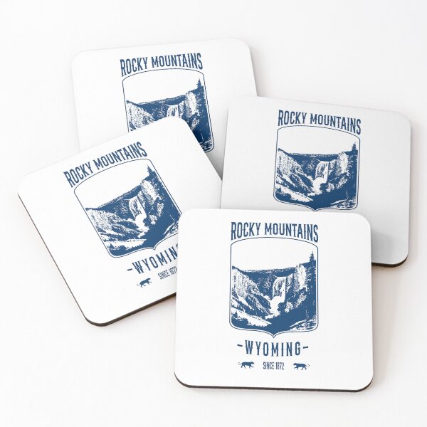 Item preview, Rocky Mountains - blue designed and sold by T-shirts LWD.
