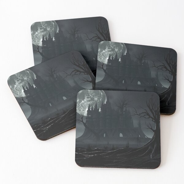 Item preview, Moonlit Haunted Castle Swamp designed and sold by SassyArtistry.