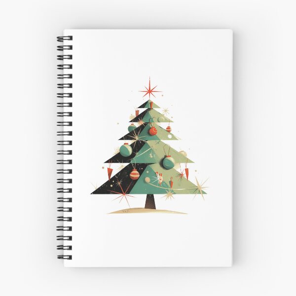 Aperçu de l'œuvre Sapin de Noël moderne du milieu du siècle créée et vendue par MendaciousMina.