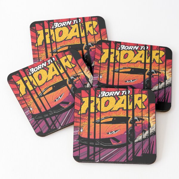 Item preview, Lamborghin Huracá EVO, 60s comic energy Born to Roar 9 designed and sold by Neon G.