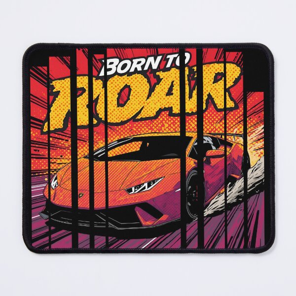 Item preview, Lamborghin Huracá EVO, 60s comic energy Born to Roar 9 designed and sold by Neon G.