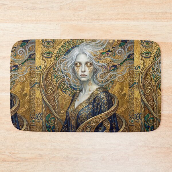 Item preview, The Golden Spectre Gustav Klimt style Art Nouveau art designed and sold by Vintage Designs +.