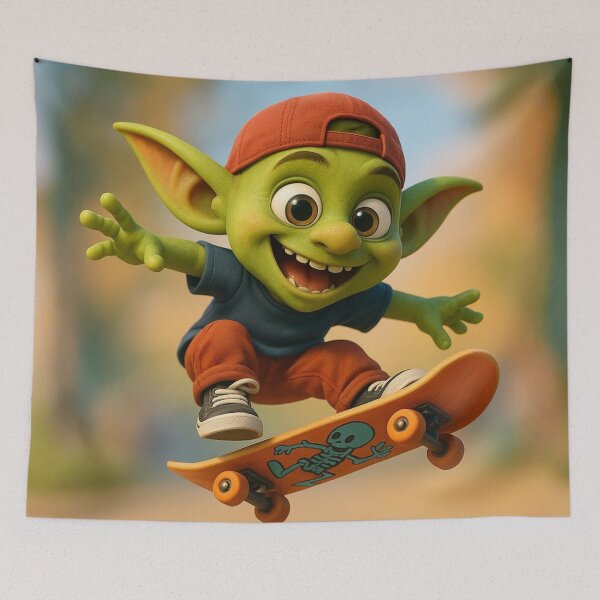 Item preview, Skater Goblin Boy designed and sold by Sillytoe.