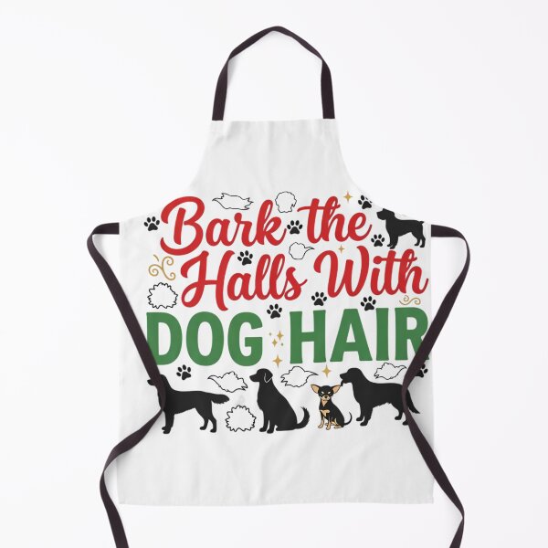 Item preview, Bark the Halls with Dog Hair Christmas Shirt - Funny Dog Owner Holiday Tee designed and sold by GiftsForge.