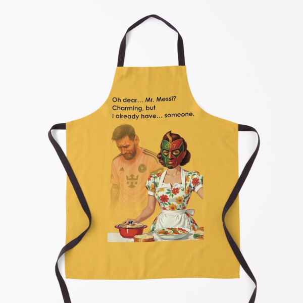 Item preview, Oh Dear… Mr. Messi – Elegant Housewife CR-7 Meme Art designed and sold by Mog Mog Eatalot – Tokyo x A’dam Mashup.