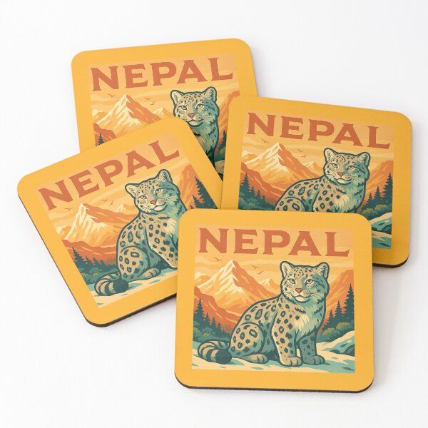 Item preview, Nepal - Snow Leopard Wildlife designed and sold by Myra365Art.