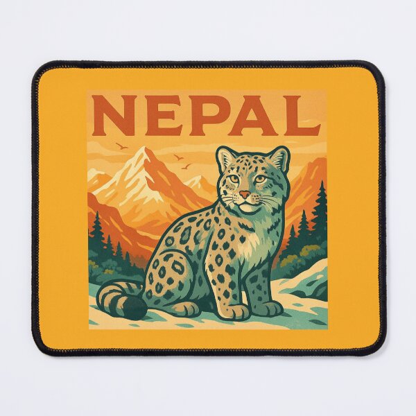 Item preview, Nepal - Snow Leopard Wildlife designed and sold by Myra365Art.