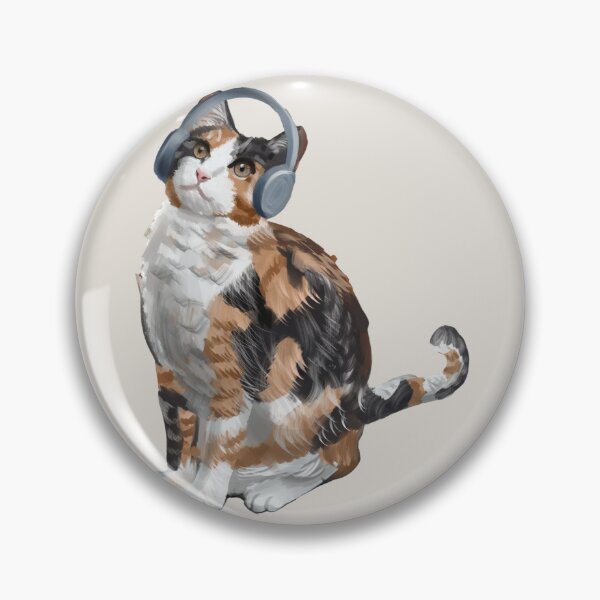 Item preview, Cat with headphones | AuDHD/ autism/ ADHD (neurodiversity design) designed and sold by NeurodiverseTea.