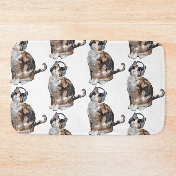 Item preview, Cat with headphones | AuDHD/ autism/ ADHD (neurodiversity design) designed and sold by NeurodiverseTea.
