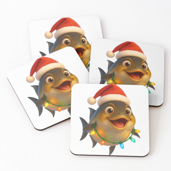 Item preview, Christmas Amberjack Fish designed and sold by Sillytoe.