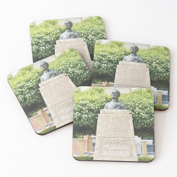 Item preview, Watercolor Monument to Carlos Pau | Botanical Tribute in Segorbe designed and sold by Miradas del Mundo.