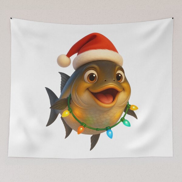 Item preview, Christmas Amberjack Fish designed and sold by Sillytoe.