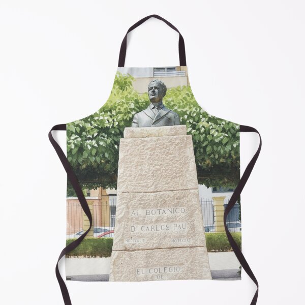 Item preview, Watercolor Monument to Carlos Pau | Botanical Tribute in Segorbe designed and sold by Miradas del Mundo.