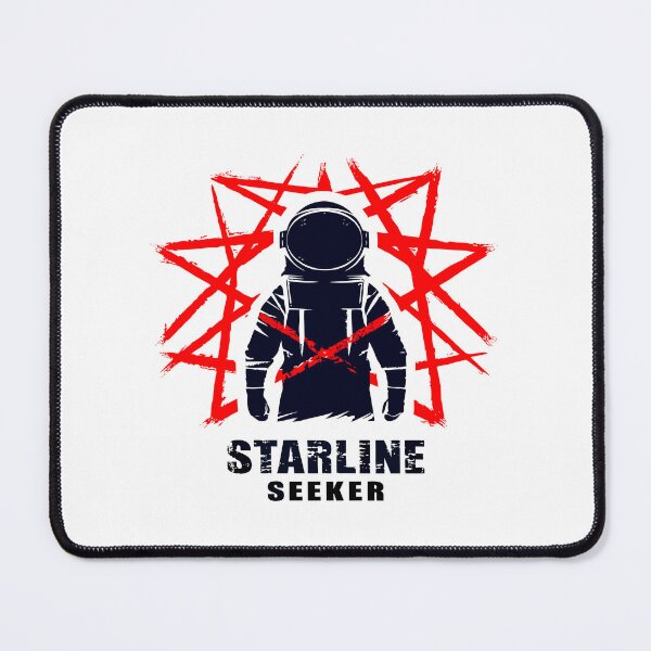 Item preview, Starline Seeker – Astronaut Space Art | Futuristic Sci-Fi Design designed and sold by Weird Broken Art.