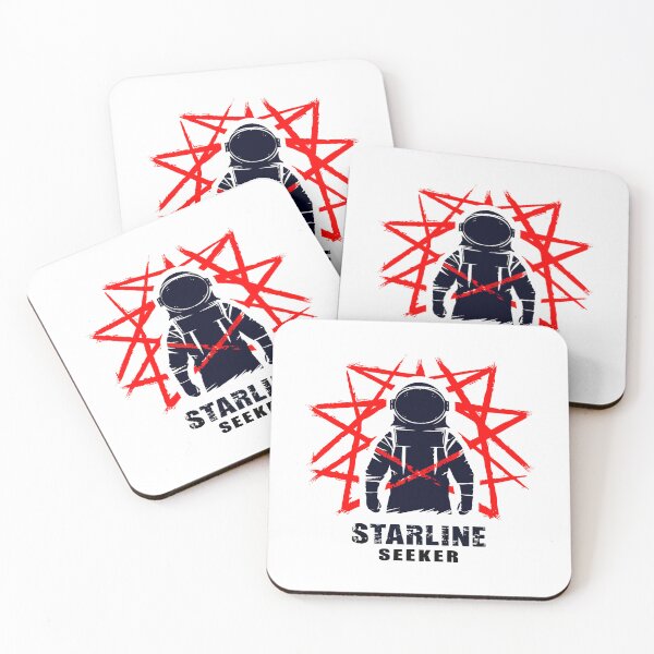 Item preview, Starline Seeker – Astronaut Space Art | Futuristic Sci-Fi Design designed and sold by Weird Broken Art.